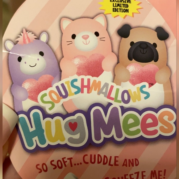 10" Valentine's Day Cat Holding a Heart EXCLUSIVE "Hug Mee" Squishmallow - Picture 4 of 13